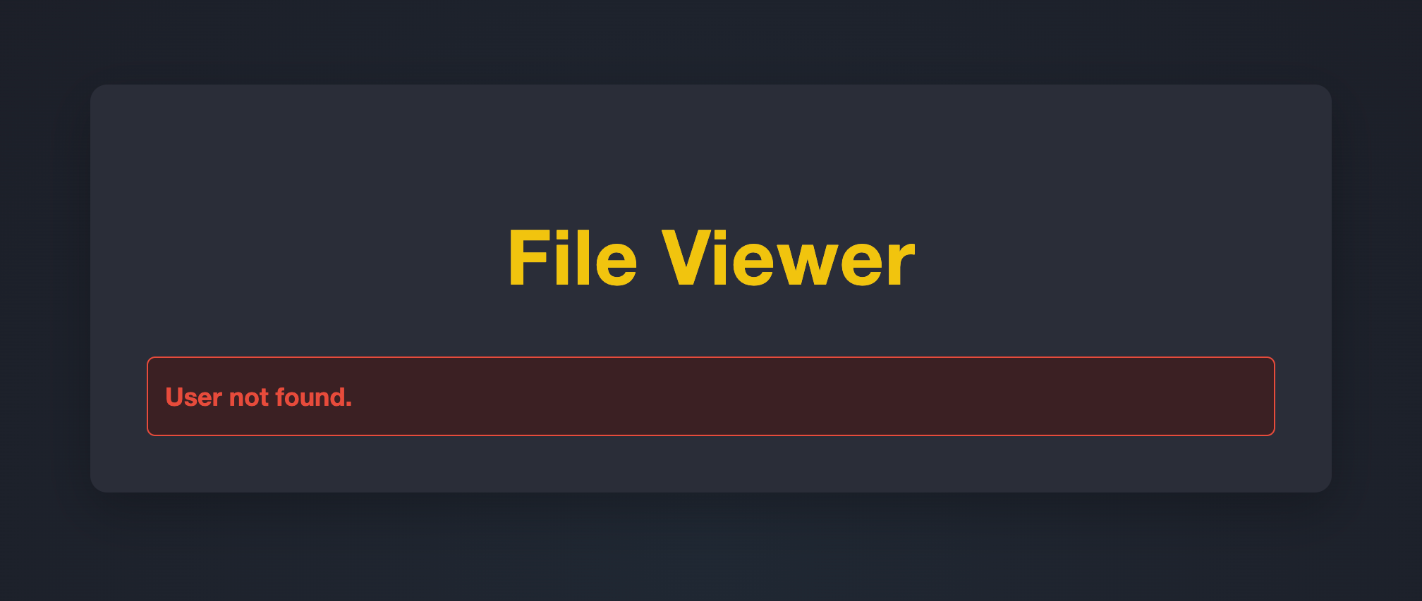 Using non-existing username: http://nocturnal.htb/view.php?username=noexist&file=noexist.pdf