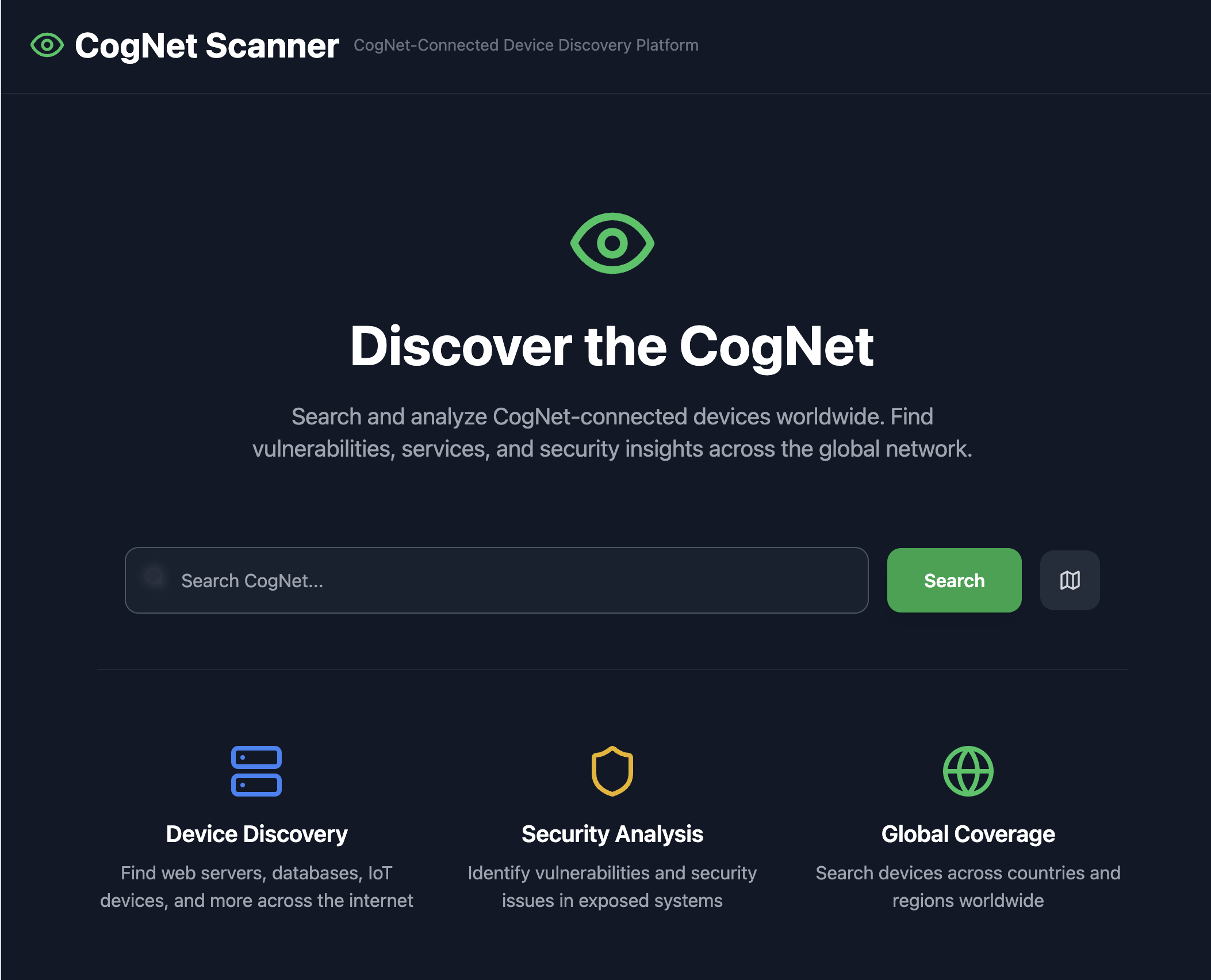 Cognet Scanner Platform