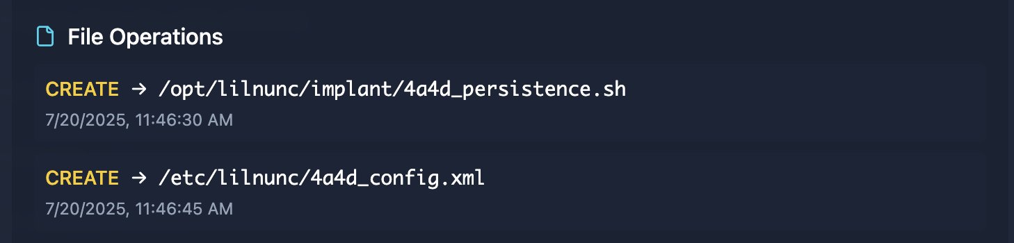 CogWork Security Platform - Malware Persistence File