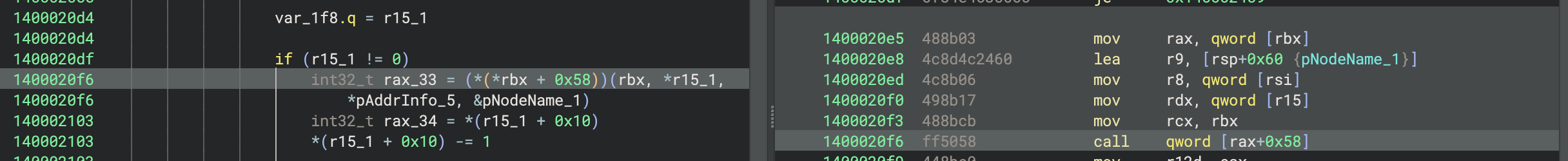 The Payload - Call to Decryption Logic