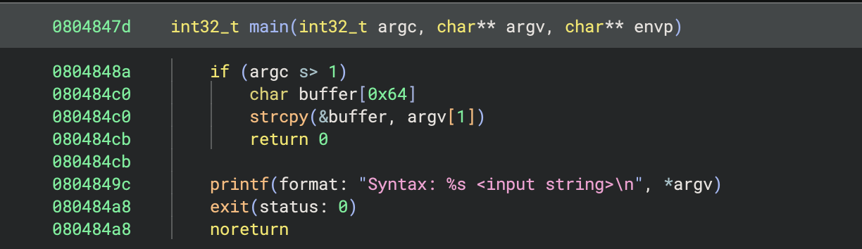 `ovrflw` `main` function