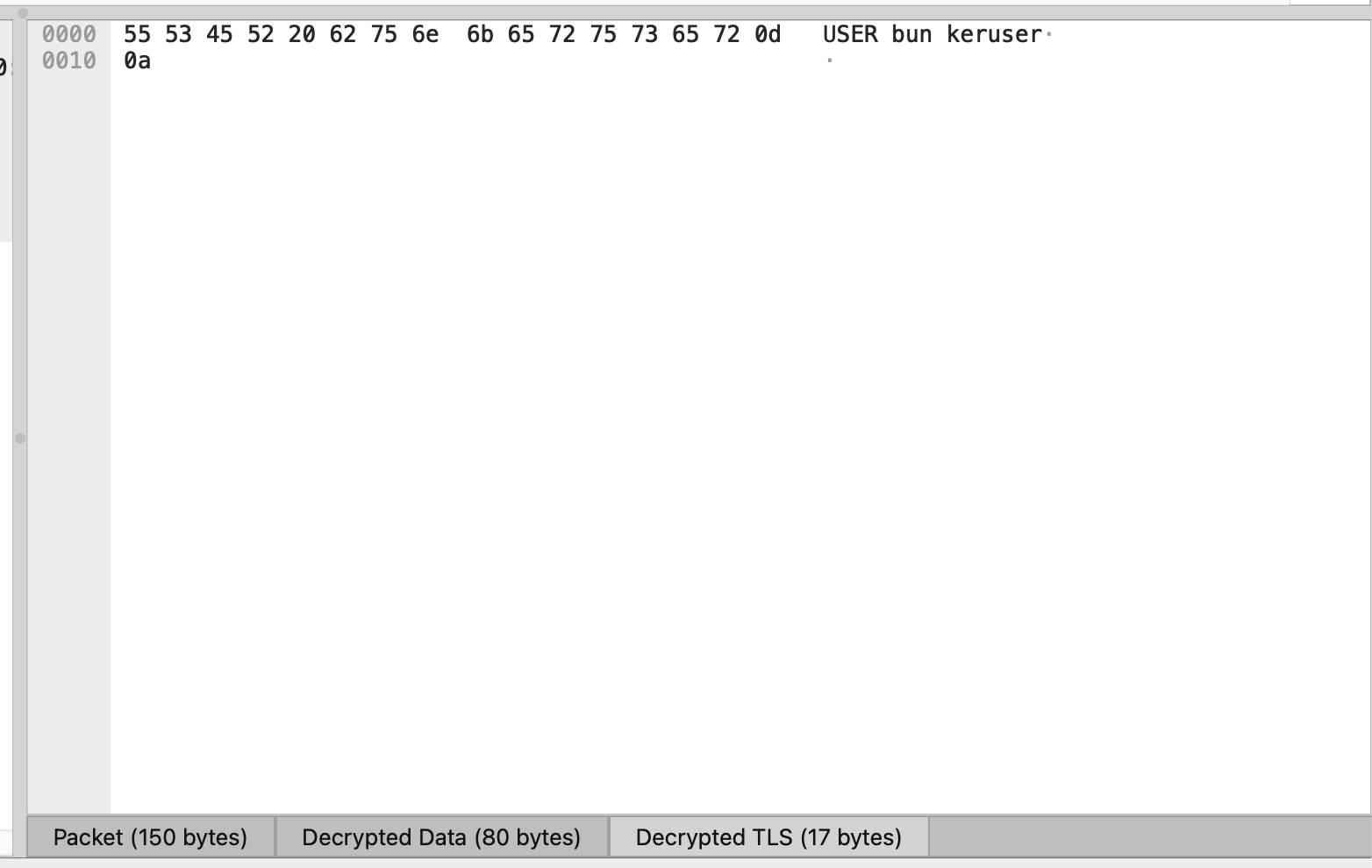 Final Transmission - Wireshark Decrypted TLS Packets